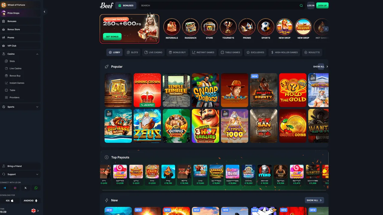 Beef Casino Preview Image