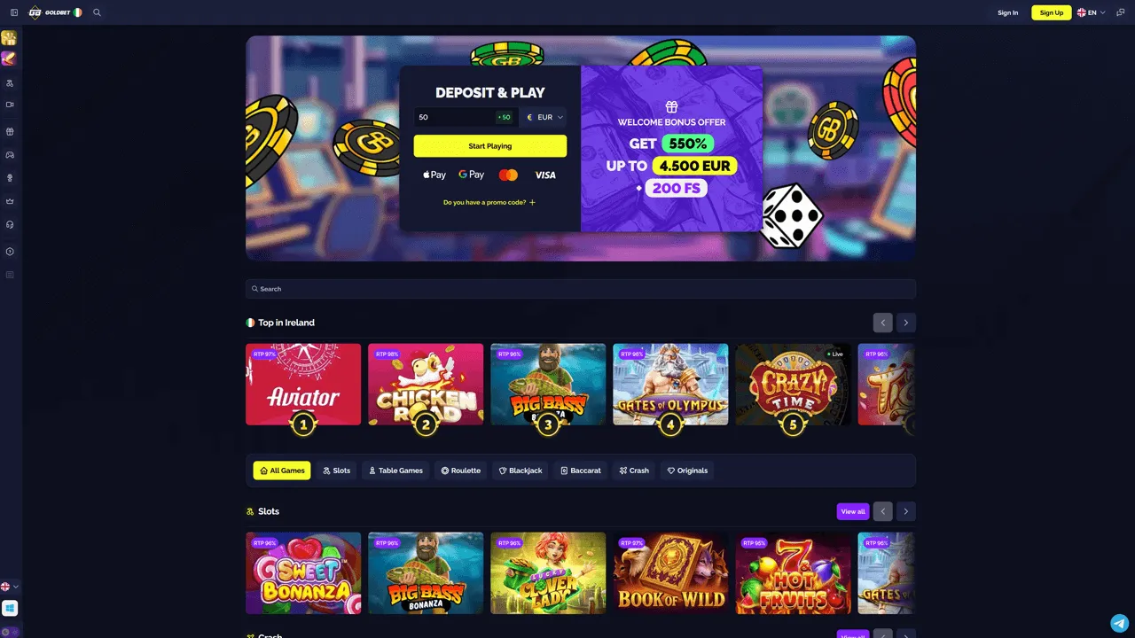 Goldbet Casino Preview Image