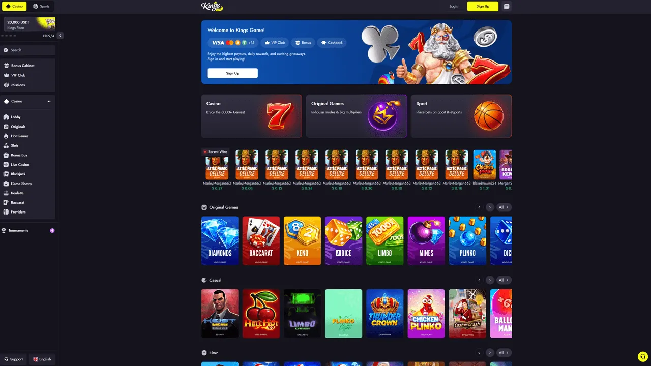 Kings Game Casino Preview Image