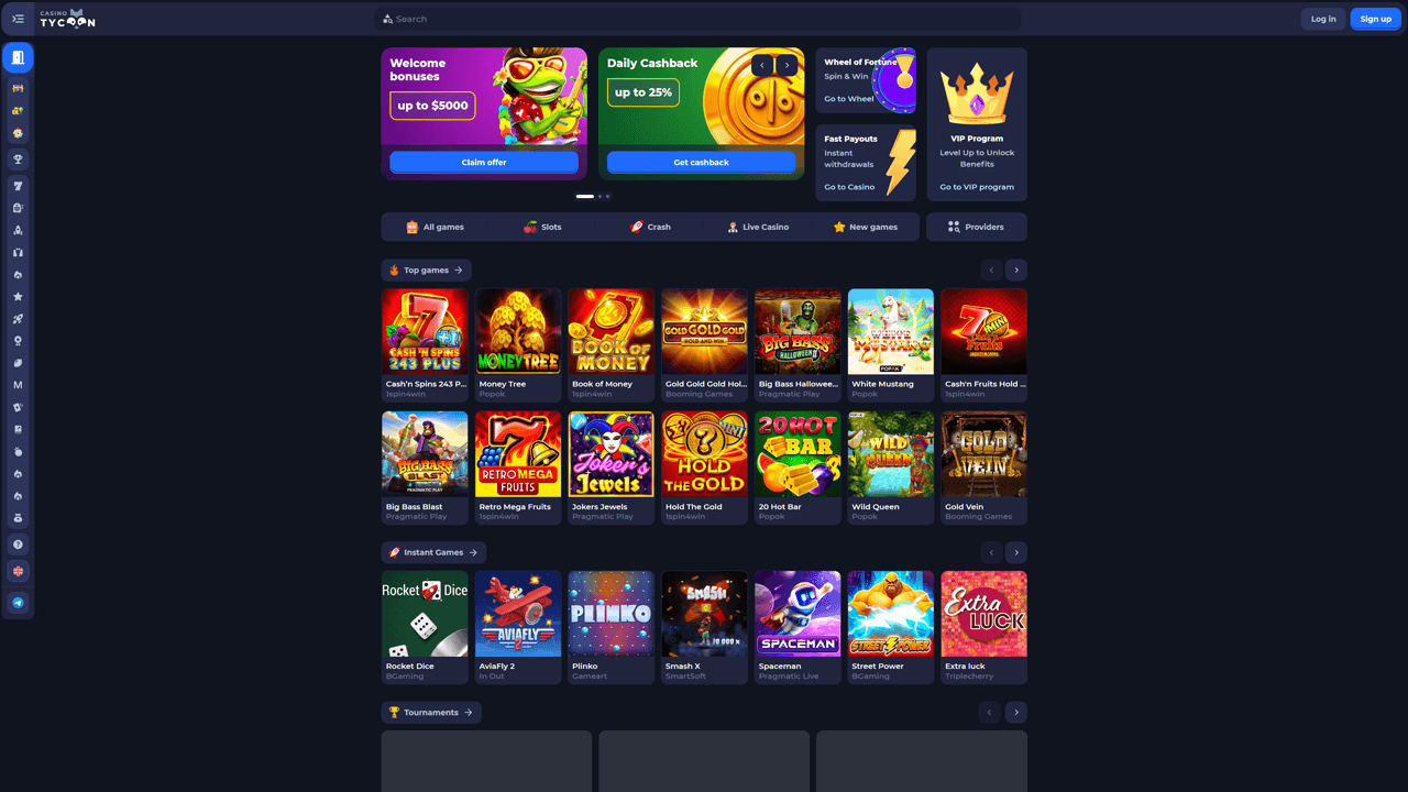 Tycoon Casino Preview Image
