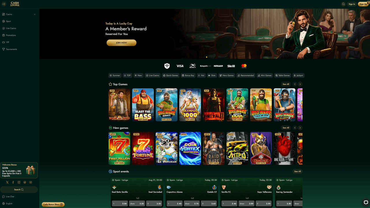 CashLounge Casino Preview Image