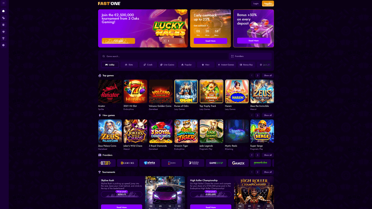 FastOne Casino Preview Image