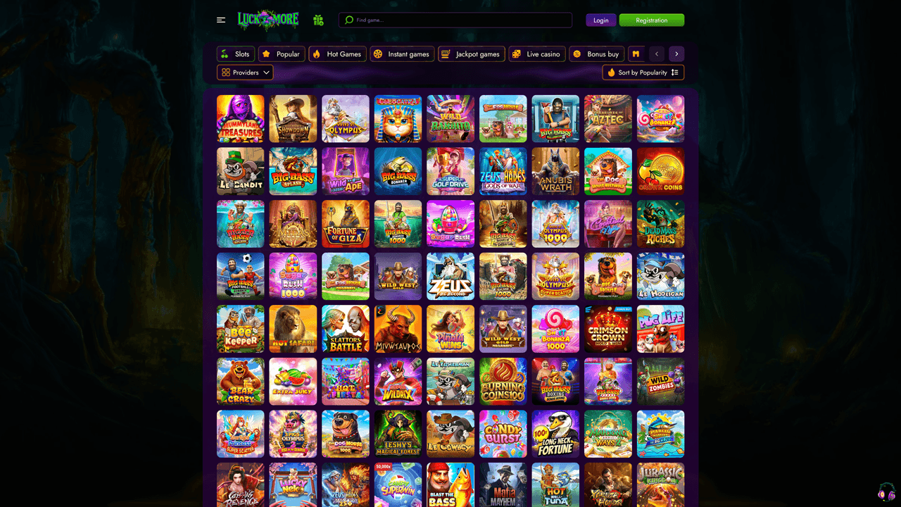 LuckMore Casino Bonuses Preview Image