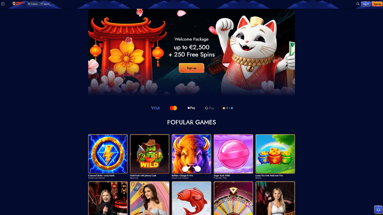 Manekispin Casino Preview Image