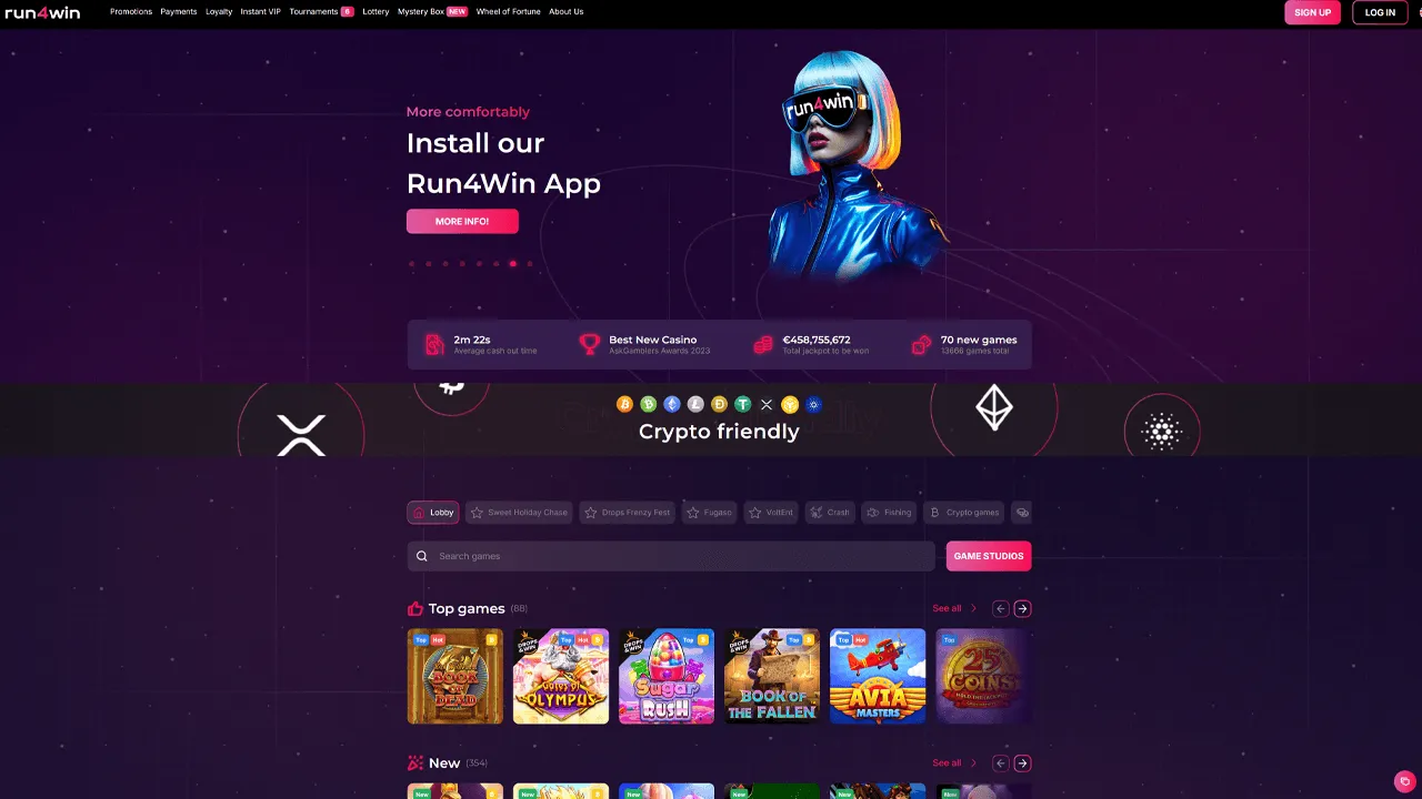 Run4Win Casino Bonuses Preview Image
